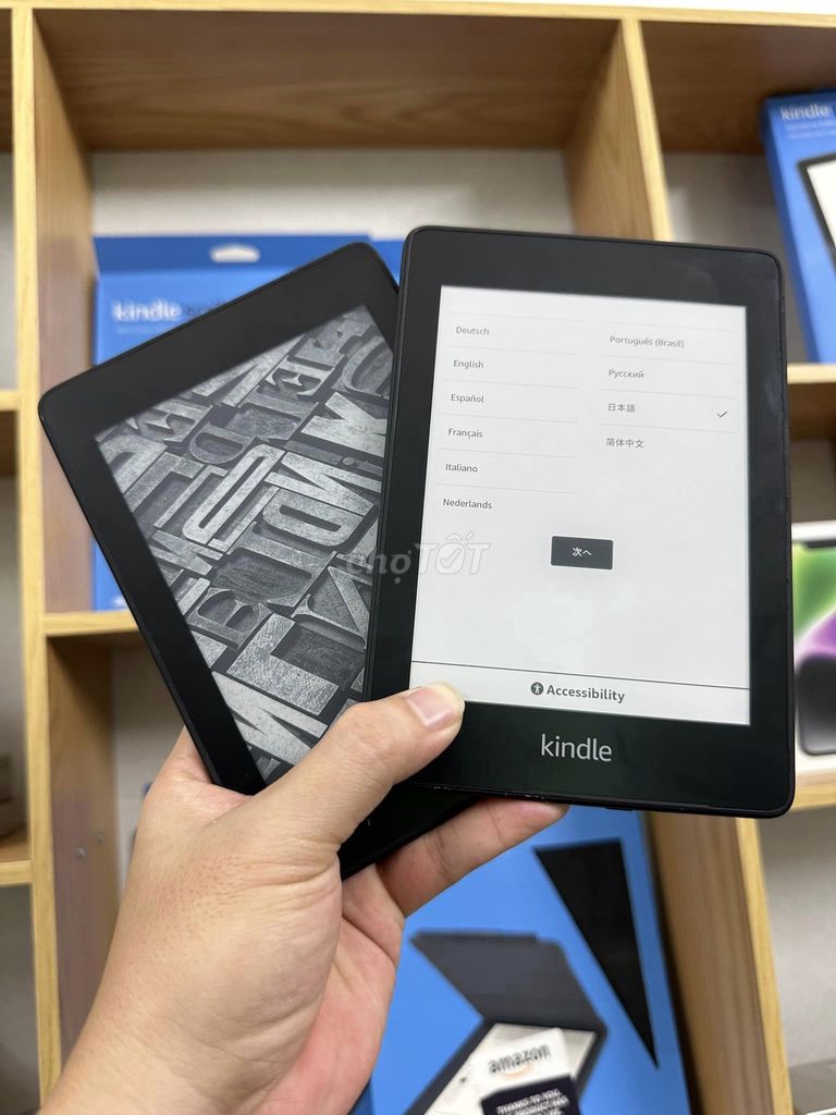 Kindle paperwhite gen 4 (10th) 8gb đen, 98%