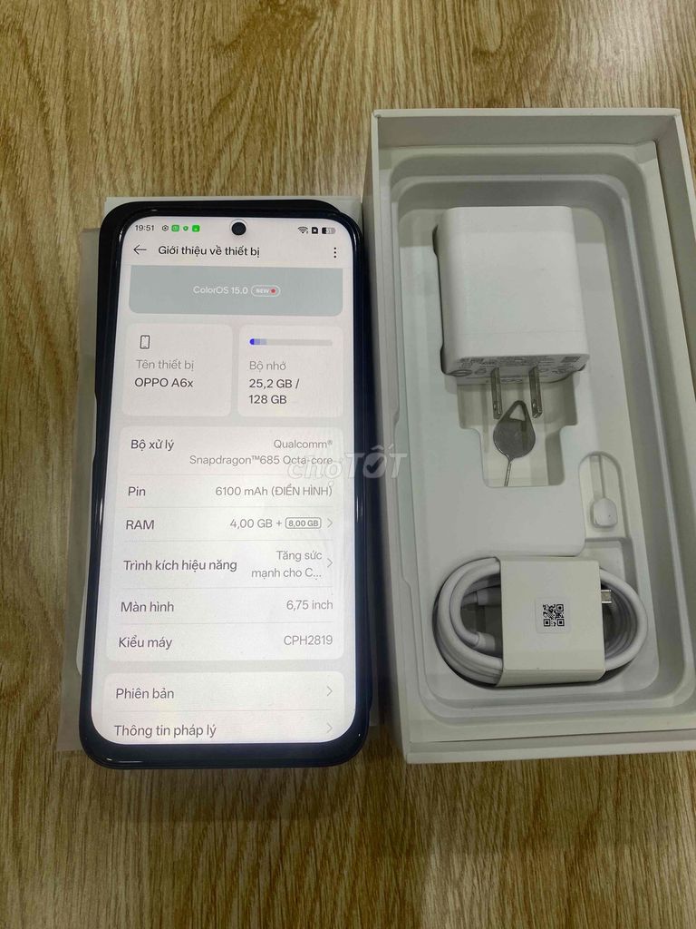 Oppo A6x 128GB Tím. Mua bán Điện thoại tại Quận Ngô Quyền Hải Phòng được đăng bởi Hiệp Vũ hình 1