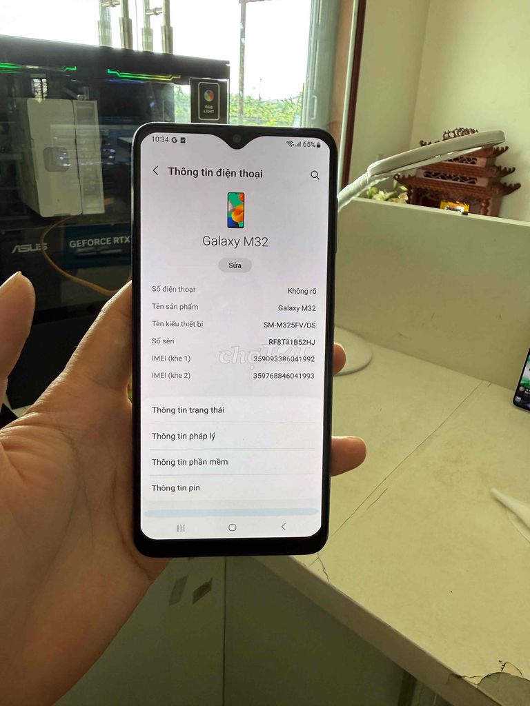 Samsung Galaxy M32 8GB/128GB Xám. Mua bán Điện thoại tại Huyện Thuỷ Nguyên Hải Phòng được đăng bởi Hùng Nguyễn THP store hình 1