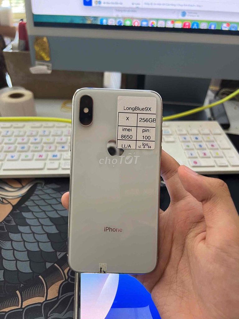 Apple iPhone X 256GB Trắng Mỹ Like New. Mua bán Điện thoại tại Quận Cầu Giấy Hà Nội được đăng bởi Long blue 9x hình 1