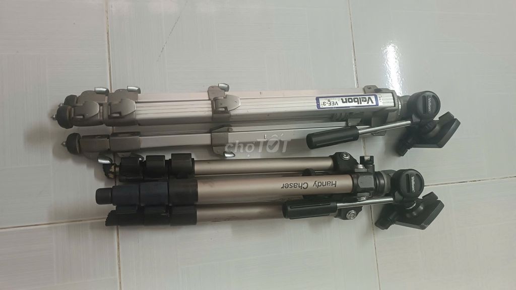 Chân máy ảnh Velbon VEF-3 + Handy Chaser Bạc. Mua bán Máy ảnh, Máy quay tại Thành phố Thuận An Bình Dương được đăng bởi Tân Ngô hình 1