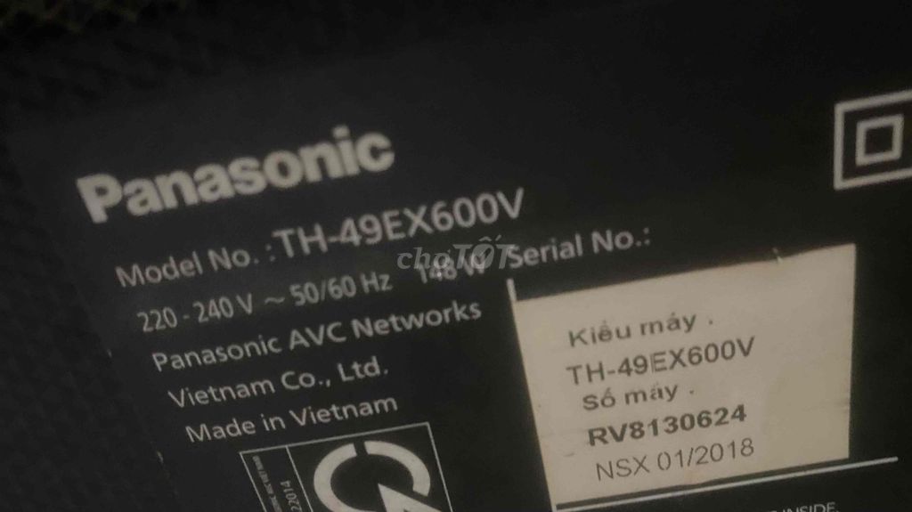 Tivi Panasonic TH-49EX600V Đã sử dụng. Mua bán Tivi, Âm thanh tại Quận Bình Tân Tp Hồ Chí Minh được đăng bởi TrânTrân hình 1
