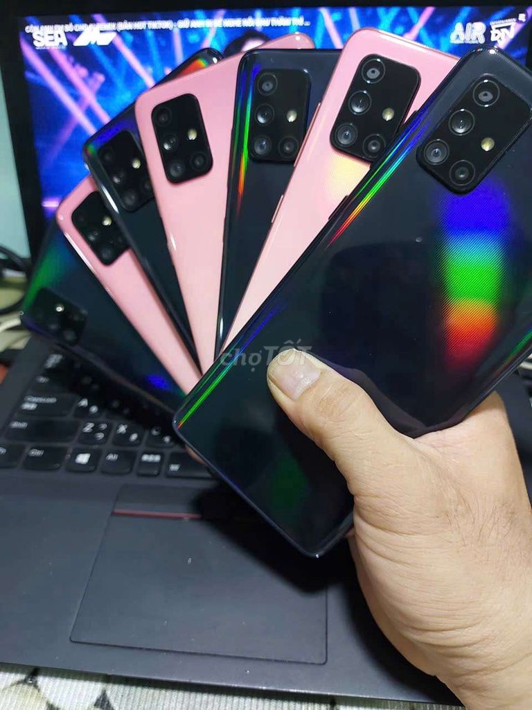 Samsung Galaxy A71 8GB/128GB Đen, Hồng. Mua bán Điện thoại tại Quận Gò Vấp Tp Hồ Chí Minh được đăng bởi Tiến Đạt hình 1