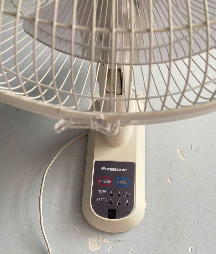 Quạt treo tường Panasonic Trắng, có remot.. Mua bán Quạt tại Huyện Củ Chi Tp Hồ Chí Minh được đăng bởi Chú Tư  hình 1