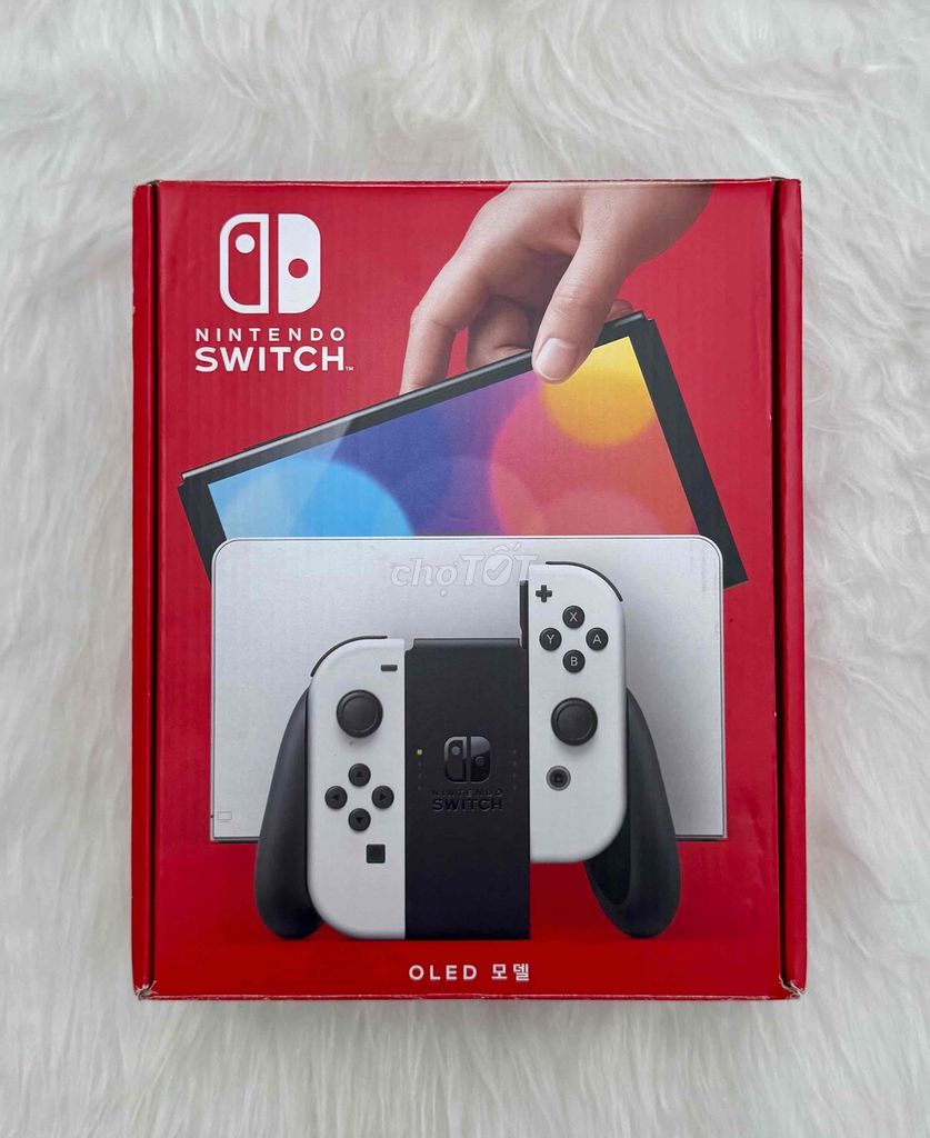Nintendo Switch OLED White Hắc 128GB Fullbox. Mua bán Thiết bị chơi game tại Quận 6 Tp Hồ Chí Minh được đăng bởi BanDuoGamestore hình 1