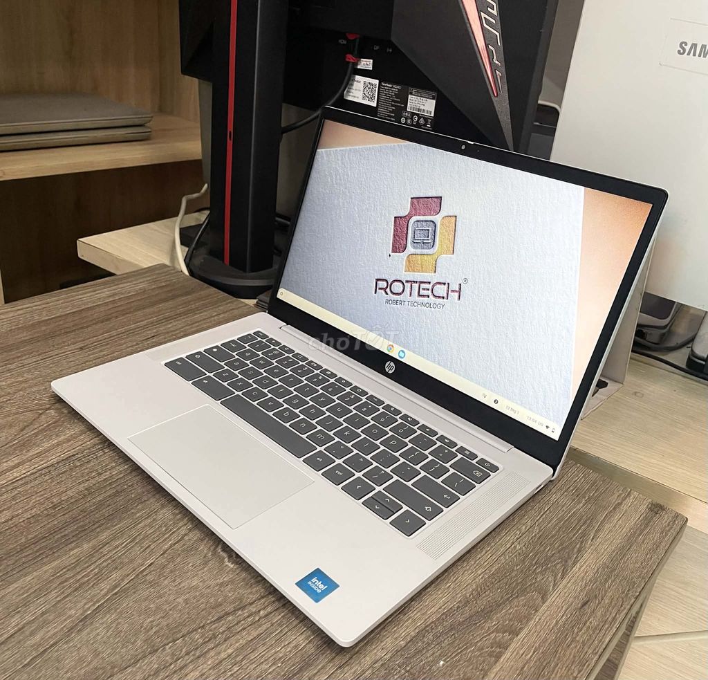 HP Chromebook 14a-nf0007TU N100 4GB Pin Khá. Mua bán Laptop tại Quận Bình Tân Tp Hồ Chí Minh được đăng bởi Rotech Store hình 1