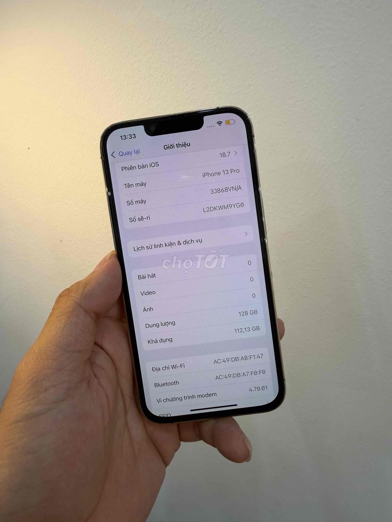 iPhone 13 Pro 128GB 95% OLED 120Hz. Mua bán Điện thoại tại Quận Đống Đa Hà Nội được đăng bởi Ng Hoang Anh hình 1