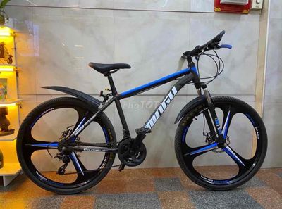 xe đạp địa hình MINGU màu xanh dương size 26