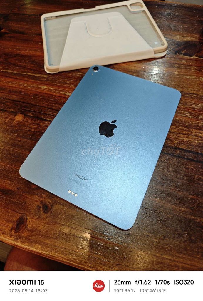 Apple iPad Air 5 256GB Xanh Đã sử dụng. Mua bán Máy tính bảng tại Quận Cái Răng Cần Thơ được đăng bởi Ngân Long Trung hình 1