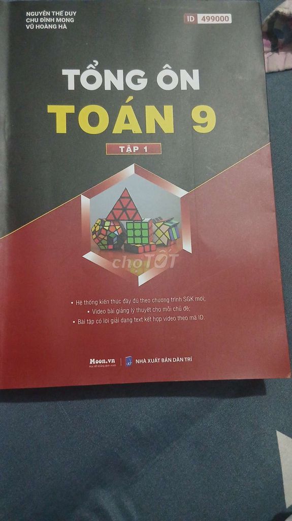 Sách Giáo Khoa Tổng Ôn Toán 9 Tập 1. Mua bán Sách tại Huyện Hòn Đất Kiên Giang được đăng bởi Bui maianh hình 1