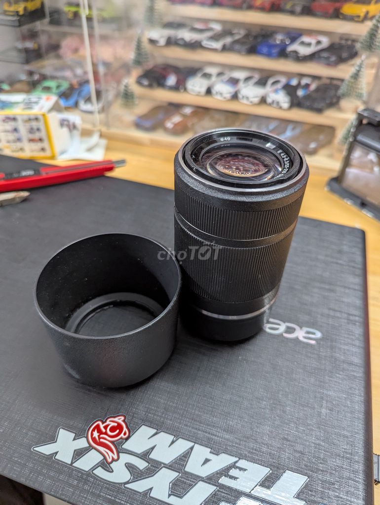 Ống kính Sony 55-210mm bạc (dán skin). Mua bán Máy ảnh, Máy quay tại Quận Bình Thạnh Tp Hồ Chí Minh được đăng bởi Lê Đoàn Phúc Khang hình 1