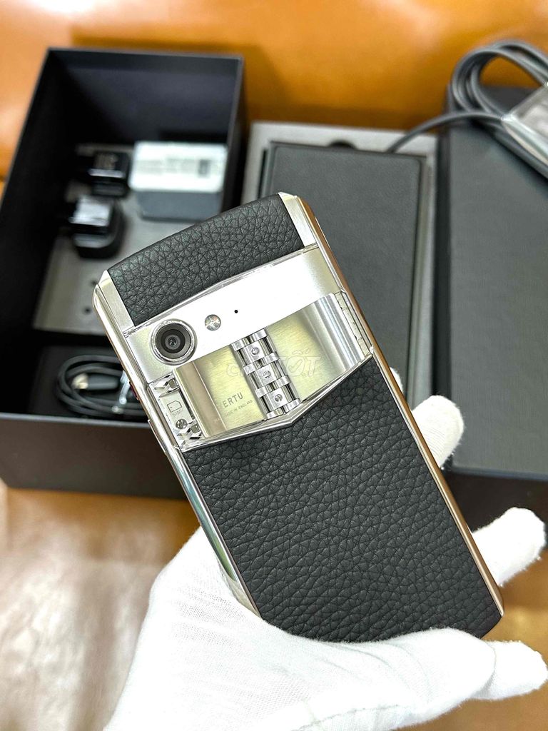 Vertu Aster P Siver Full Box New 98%