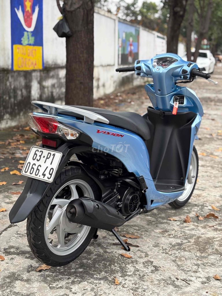 Honda Vision Xanh. Mua bán Xe máy tại Thị xã Bến Cát Bình Dương được đăng bởi xe máy trả góp tín nghĩa  hình 4