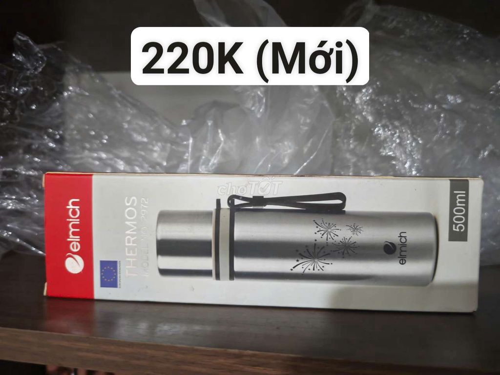 Bình giữ nhiệt Elmich EL2972 500ml Mới. Mua bán Nội thất, đồ gia dụng khác tại Huyện Đông Anh Hà Nội được đăng bởi Hùng Minh hình 1