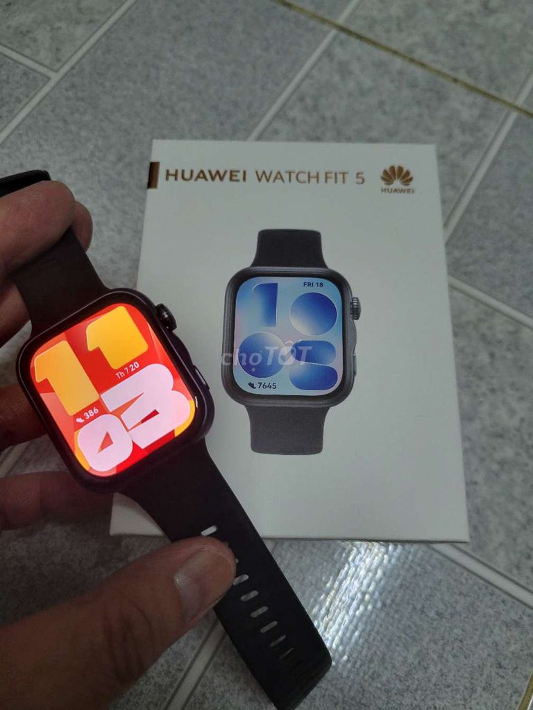 Huawei Watch Fit 5 Đen. Mua bán Thiết bị đeo thông minh tại Quận 1 Tp Hồ Chí Minh được đăng bởi Minh Phan hình 1