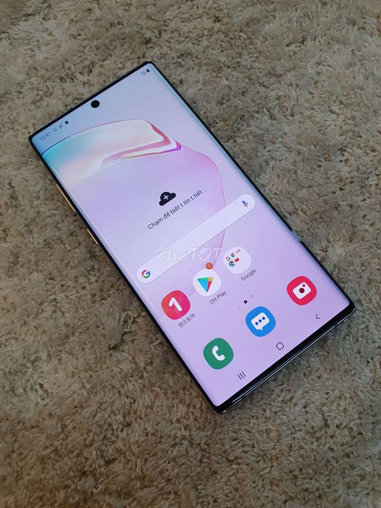 Galaxy Note10 Plus5G màu Trắng máy Hàn 1sim 12/256