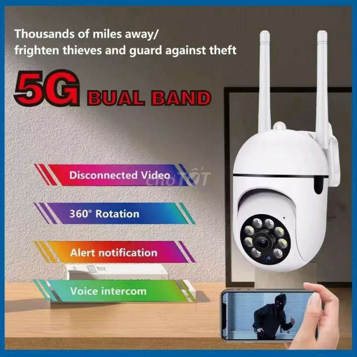 Camera Wifi Giám Sát 1080p 360 Độ Ban Đêm Có Màu. Mua bán Máy ảnh, Máy quay tại Quận Bình Thuỷ Cần Thơ được đăng bởi Trần Ngọc Giám hình 1