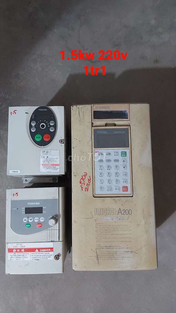 Biến tần Toshiba VF-S11 1.5kW 220V. Mua bán Đồ chuyên dụng, Giống nuôi trồng tại Huyện Quỳ Hợp Nghệ An được đăng bởi Luc hình 1