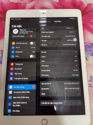 ipad air 2 full chức năng. Mua bán Máy tính bảng tại Thành phố Bến Tre Bến Tre được đăng bởi Hiền nhi