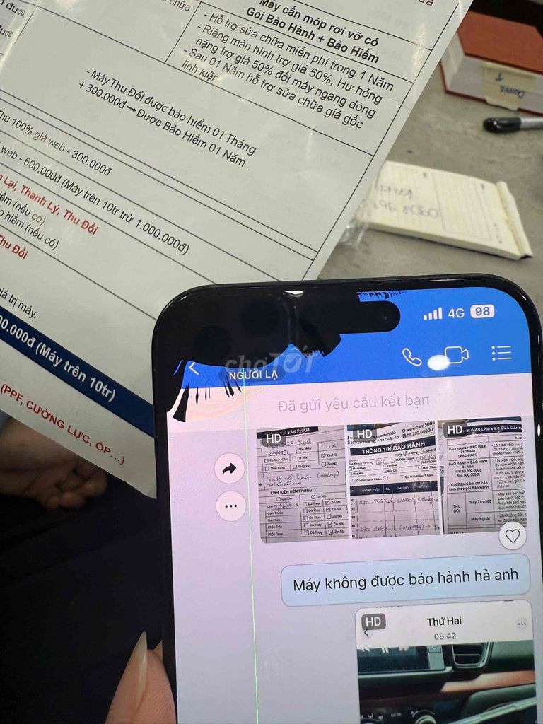 iphone15promax màn hình bị mực,còn bảo hanh 5/2026. Mua bán Điện thoại tại Huyện Củ Chi Tp Hồ Chí Minh được đăng bởi Thanh Tú hình 1