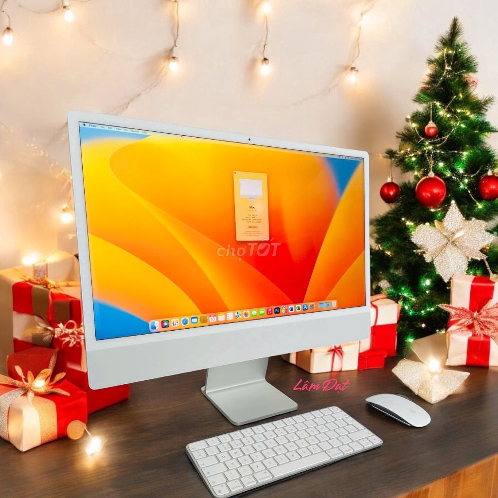 Imac 24" M1 8GB 256GB Silver Fullbox chuột phím đủ