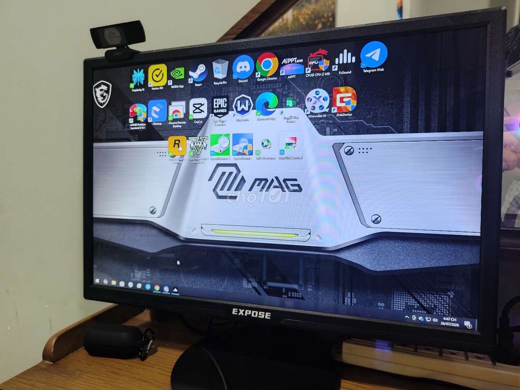 Màn hình Expose 22 inch Full HD 75Hz. Mua bán Phụ kiện (Màn hình, Chuột...) tại Huyện Lộc Ninh Bình Phước được đăng bởi Phước hình 1