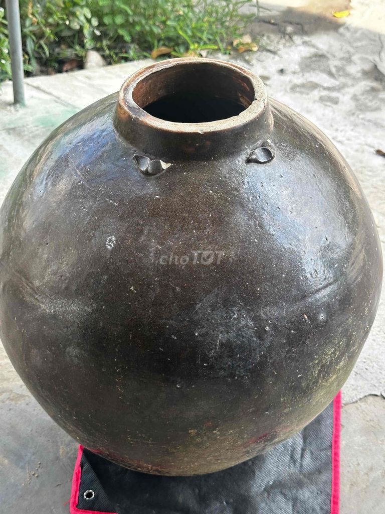 Chum rượu Gốm phong thủy.30lit. Mua bán Đồ sưu tầm, đồ cổ tại Huyện Tri Tôn An Giang được đăng bởi Chi hình 1