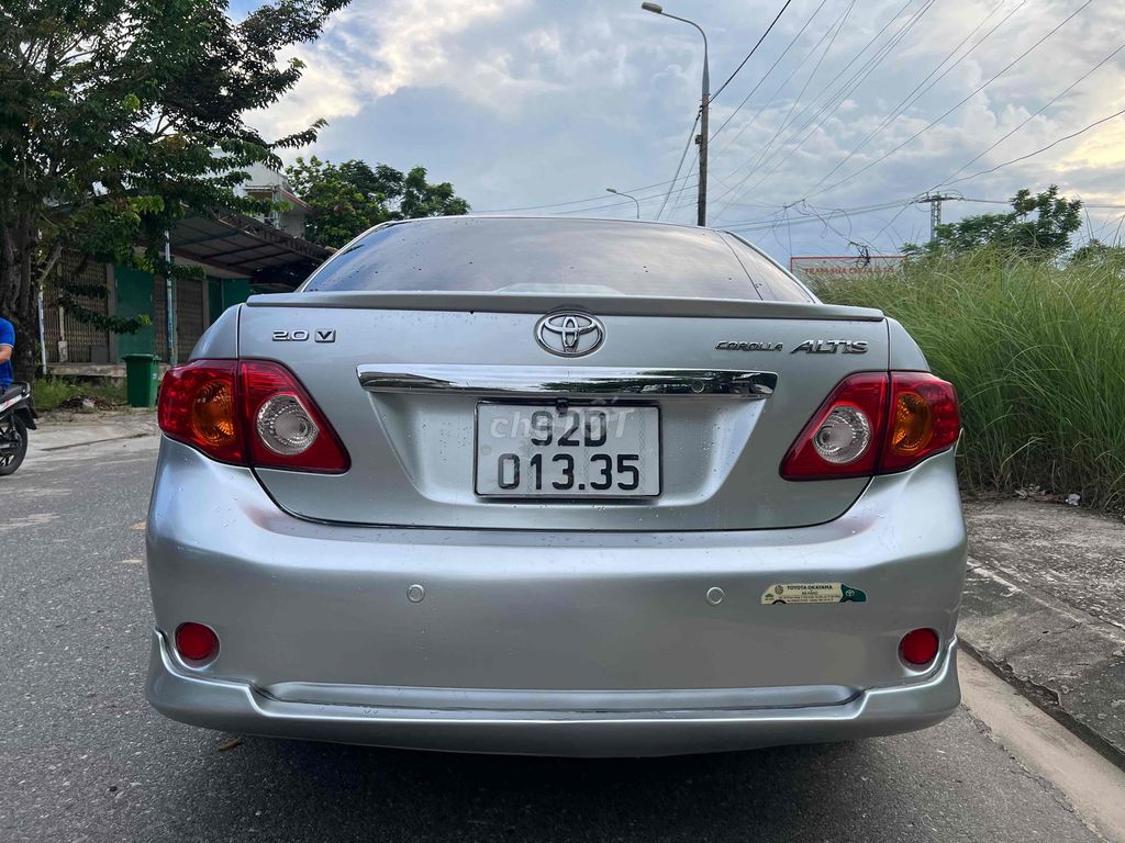 Toyota Corolla Altis 2009 2.0V - 155463 km. Mua bán Ô tô tại Huyện Hòa Vang Đà Nẵng được đăng bởi TRƯỜNG XUÂN hình 17