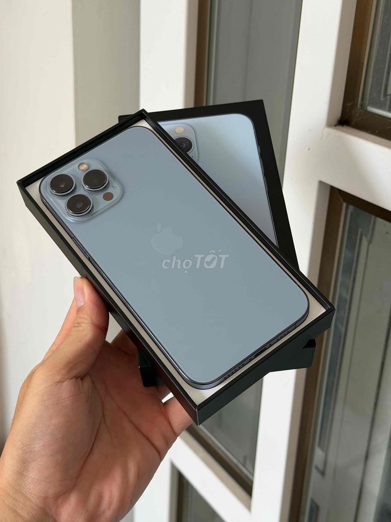 iPhone 13 Pro Max 256GB Xanh dương Màng Zin. Mua bán Điện thoại tại Quận Cái Răng Cần Thơ được đăng bởi Đức Xưởng Đức Khánh Lý hình 1