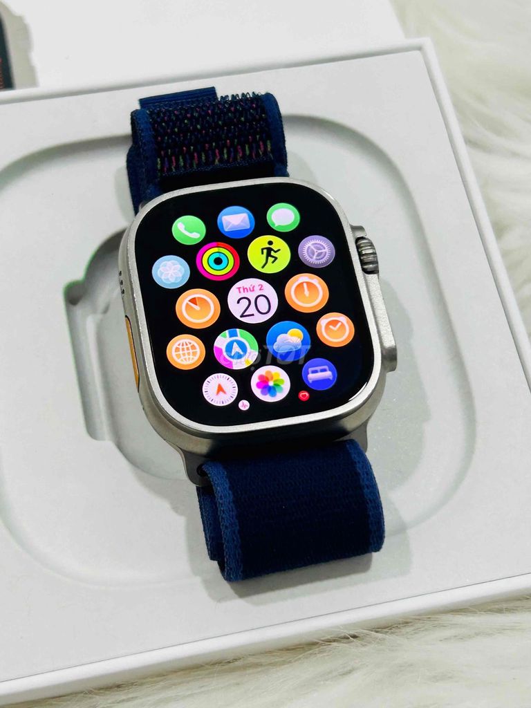 Apple Watch Ultra 1 Esim Vn Bạc. Mua bán Thiết bị đeo thông minh tại Quận Tân Phú Tp Hồ Chí Minh được đăng bởi Công nghệ di động Apple Watch Samsung Tai nghe hình 1