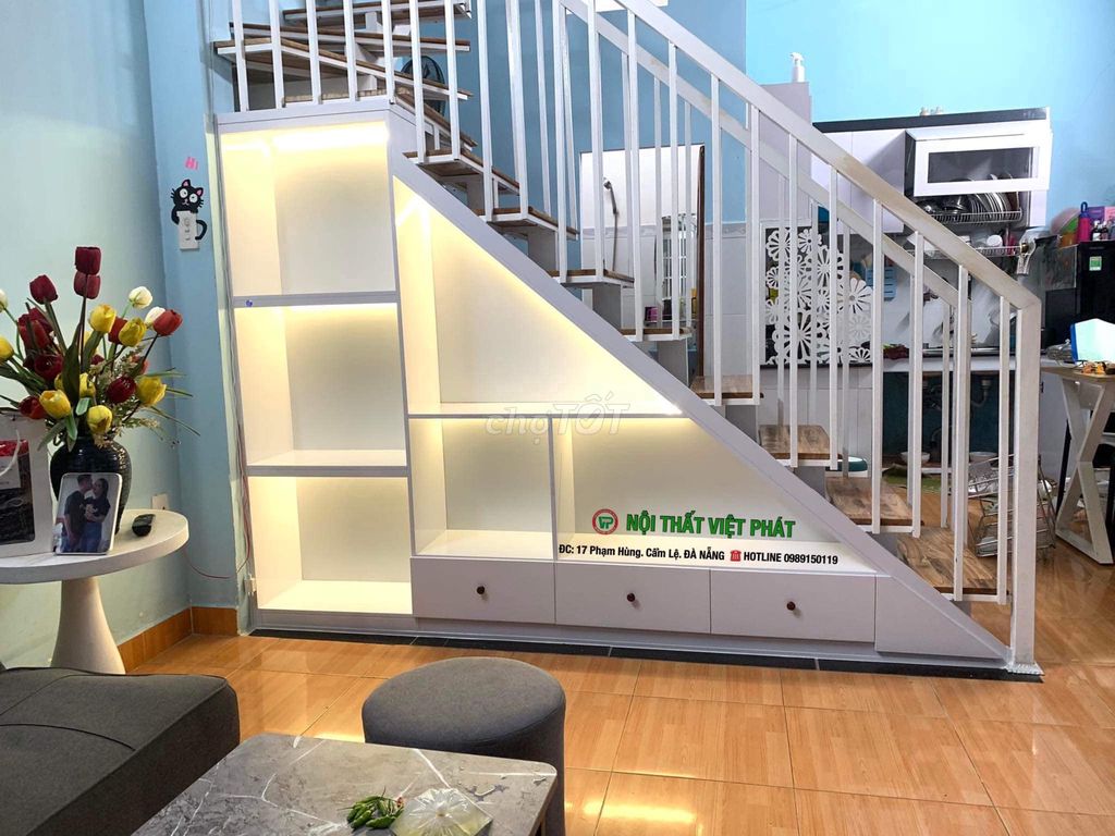 Tủ cầu thang Nhựa Chinhuei 2.0 Plus Nâu, Trắng. Mua bán Tủ, kệ gia đình tại Quận Cẩm Lệ Đà Nẵng được đăng bởi Kimm Hoài Nội Thất Việt Phát hình 1