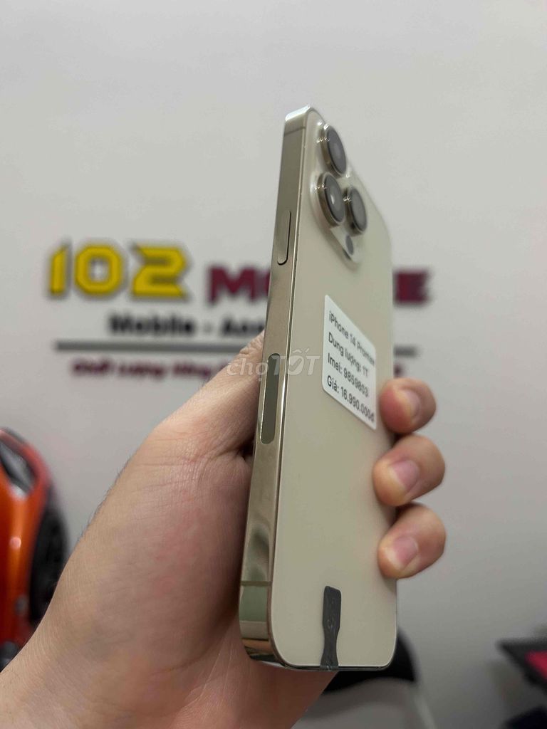 iPhone 14 Pro Max 1TB Vàng Gold máy đẹp keng. Mua bán Điện thoại tại Thành phố Buôn Ma Thuột Đắk Lắk được đăng bởi Nguyễn Hoàng hình 1