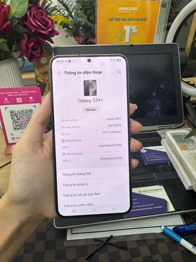 Samsung Galaxy S24+ 256GB Đen. Mua bán Điện thoại tại Quận 12 Tp Hồ Chí Minh được đăng bởi Minh phương hình 1