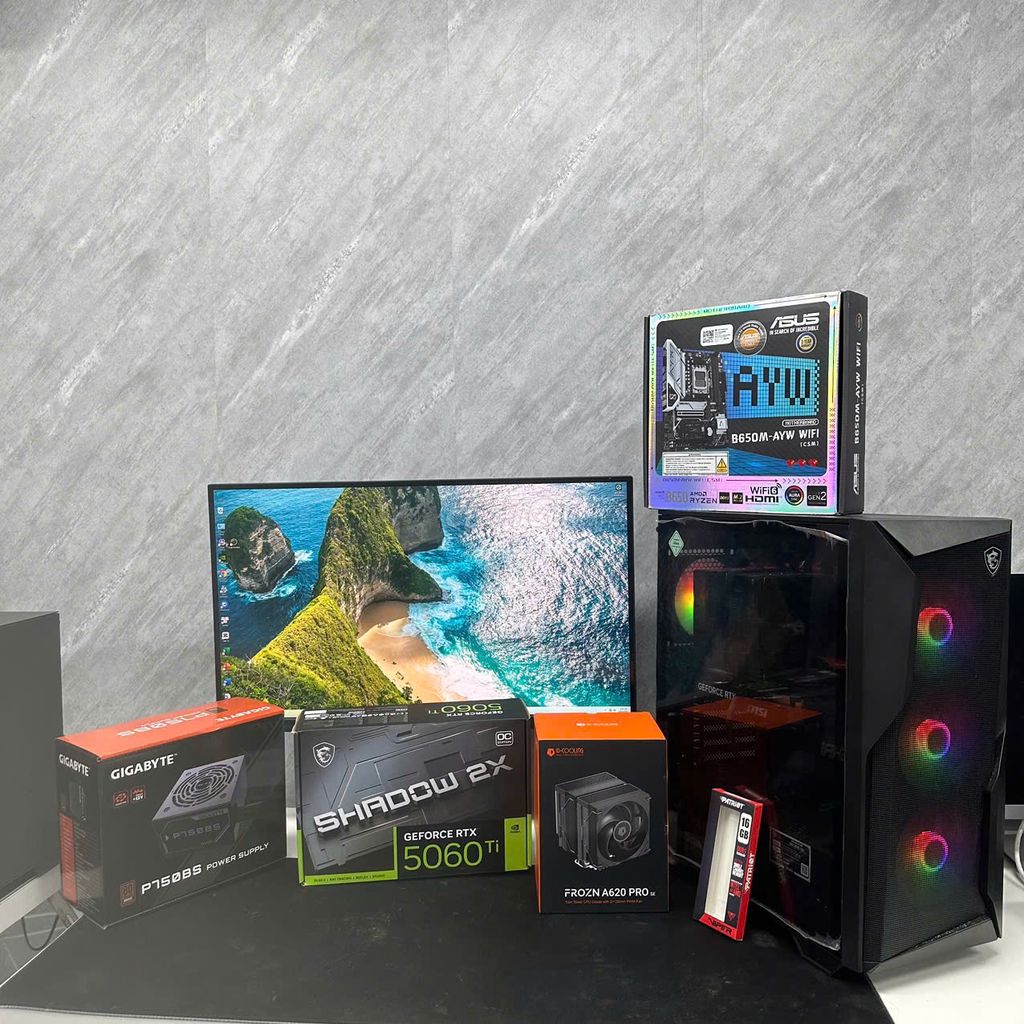 Máy tính để bàn AMD Ryzen 5 7500X3D. Mua bán Máy tính để bàn tại Huyện Hoài Đức Hà Nội được đăng bởi Thanh hình 1