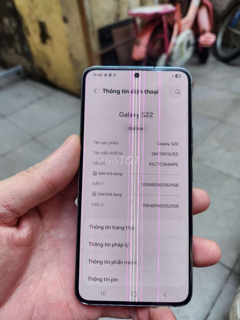 Samsung Galaxy S22 Đen lỗi màn. Mua bán Điện thoại tại Thành phố Thủ Đức Tp Hồ Chí Minh được đăng bởi Mr Đô hình 1