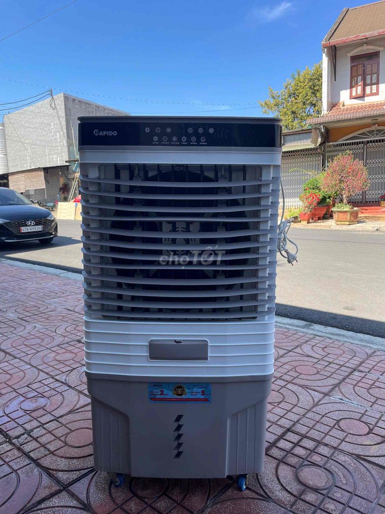 Quạt điều hòa Rapido Xám trắng. Mua bán Quạt tại Thành phố Buôn Ma Thuột Đắk Lắk được đăng bởi Nguyễn Duy hình 1