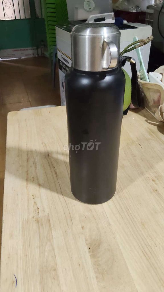 Bình giữ nhiệt Thép không gỉ Đen. Mua bán Dụng cụ nhà bếp tại Quận Gò Vấp Tp Hồ Chí Minh được đăng bởi Bếp ăn gia đình MaMa  Soup hình 1