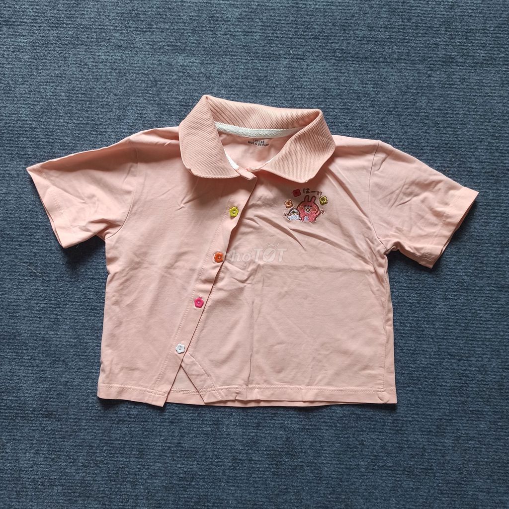 Thanh lý áo thun cotton cho bé gái size 5-6 tuổi