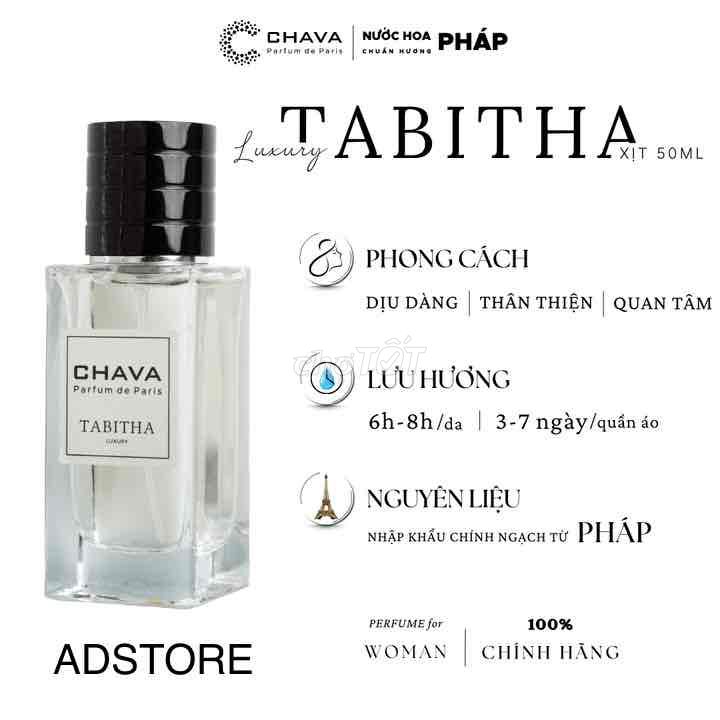 NƯỚC HOA NỮ LUXURY TABITHA 50ML CHAVA