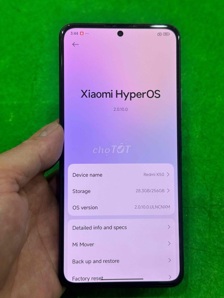 Xiaomi Redmi K50 8/256GB Đen. Mua bán Điện thoại tại Quận Hoàng Mai Hà Nội được đăng bởi Yến Trang hình 1