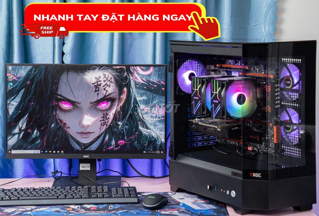 Thanh lý PC giá rẻ chơi game mượt, văn phòng ngon