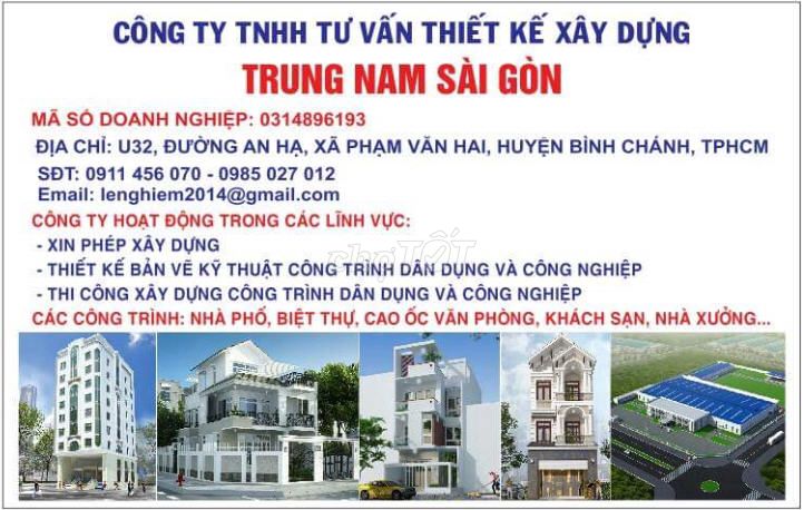 Cty TNHH Xây Dựng Trung Nam Sg