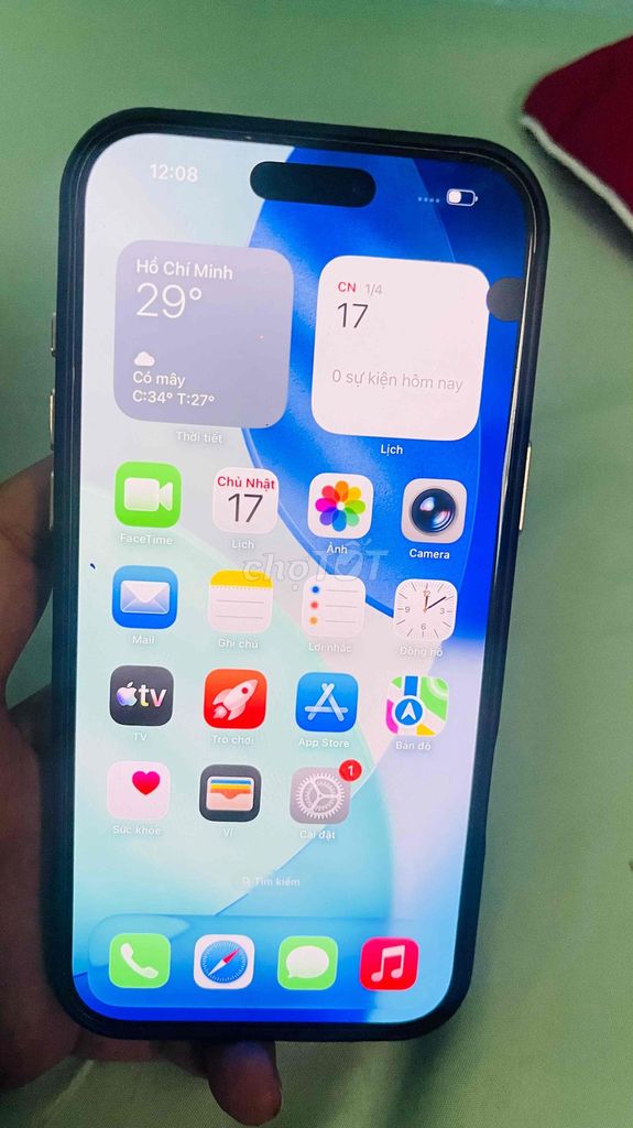 iPhone 16 Pro Max 256GB bản VN. Mua bán Điện thoại tại Quận Cẩm Lệ Đà Nẵng được đăng bởi Canh Me hình 1
