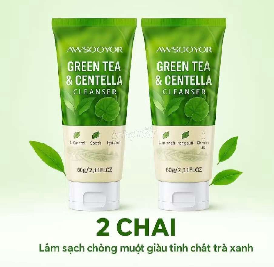 Sữa rửa mặt AWSOOYOR Trà xanh 60g. Mua bán Phụ kiện thời trang khác tại Huyện Hóc Môn Tp Hồ Chí Minh được đăng bởi Phan nguyet hình 1
