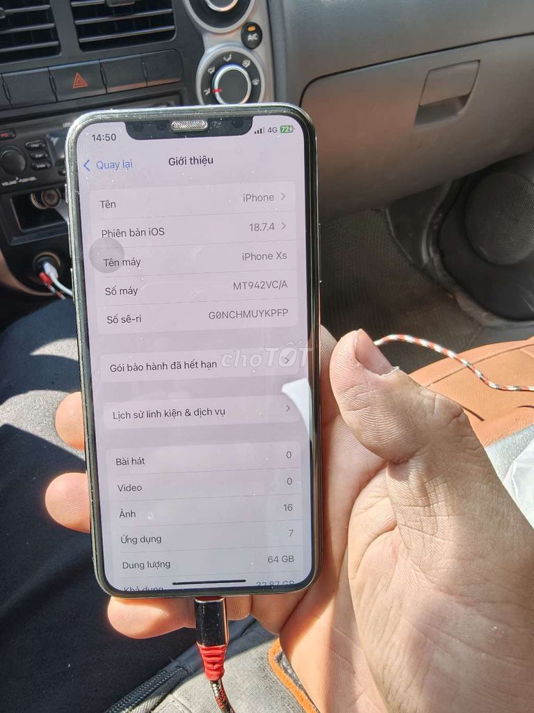Apple iPhone Xs 64GB Xám. Mua bán Điện thoại tại Thị xã Tân Uyên Bình Dương được đăng bởi Phong hình 1
