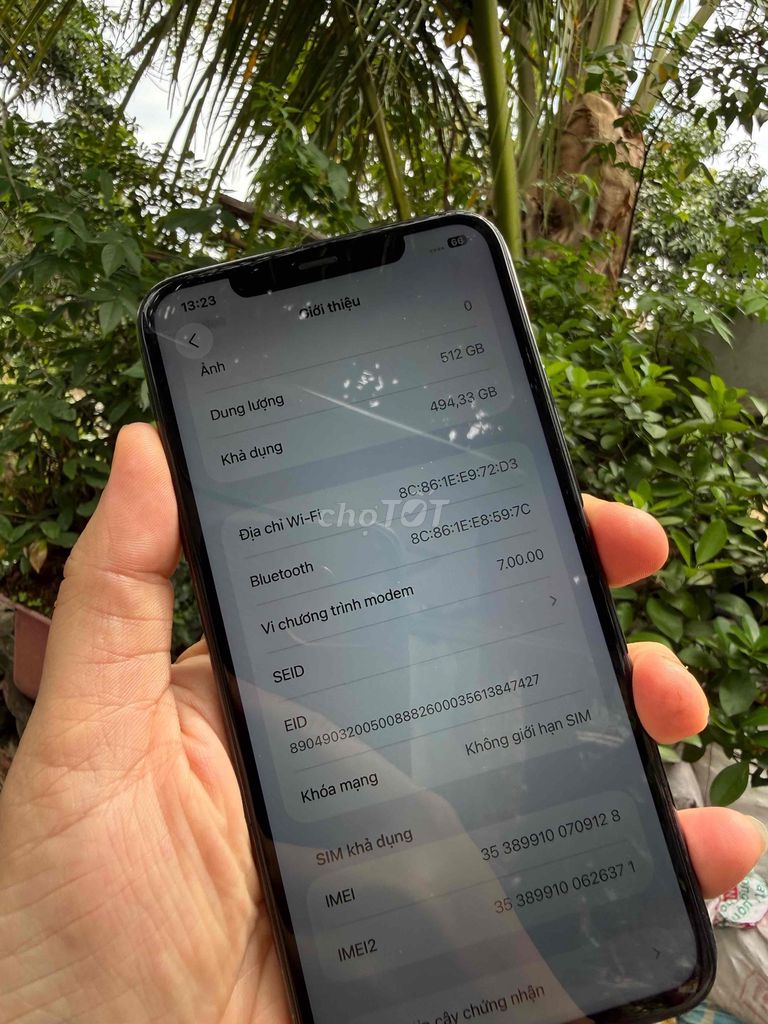 Apple iPhone 11 Pro Max 512GB Xám đẹp keng full cn. Mua bán Điện thoại tại Thành phố Vĩnh Long Vĩnh Long được đăng bởi Lê Minh Lâm Hà hình 1