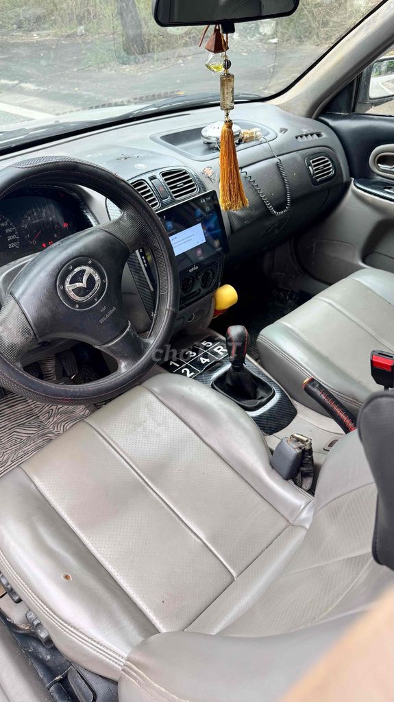 Mazda 323 2003 Bạc. Mua bán Ô tô tại Thị xã Bến Cát Bình Dương được đăng bởi Nguyên xe rẻ hình 4