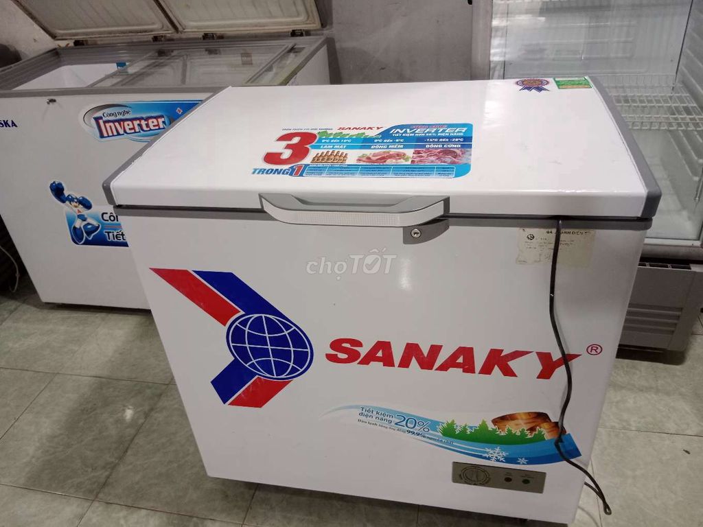 Tủ đông 200 lít Sanaky