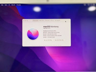 Macbook Air 2017 Core i5/8Gb/128Gb SSD Giá Tốt. Mua bán Laptop tại Quận 10 Tp Hồ Chí Minh được đăng bởi Lapvn