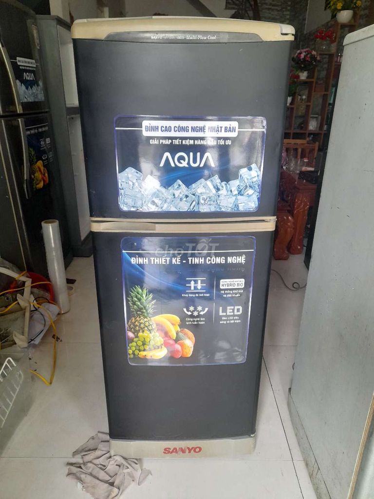 Thanh lý tủ lạnh SANYO 135L đẹp ĐANG SỬ DỤNG OK.